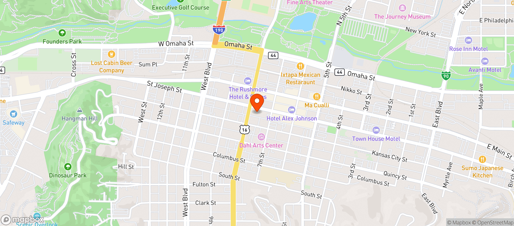 Map showing Uplifted Winery