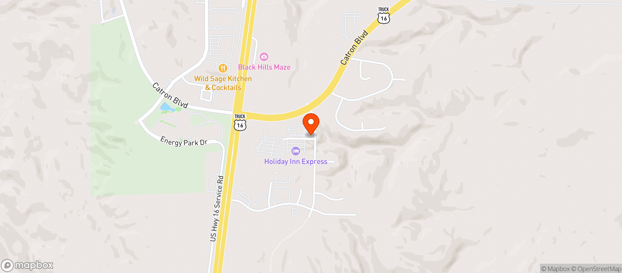 Map showing Circle K