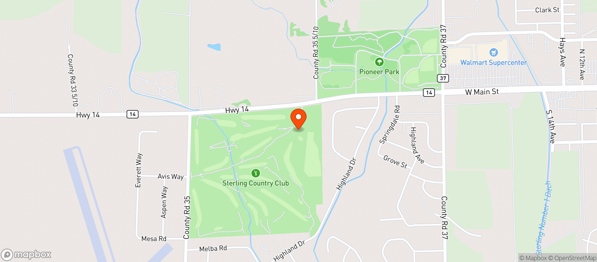 Map showing Hot Spot Smokehouse