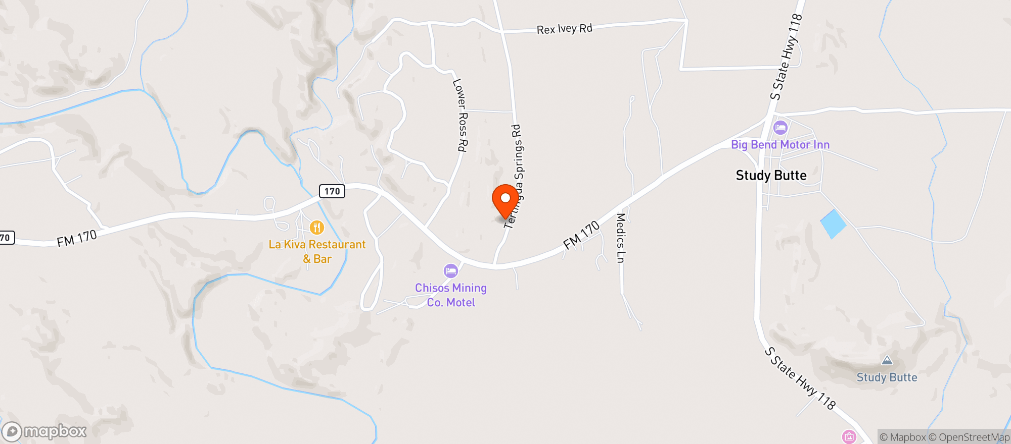 Map showing Venga Cafe