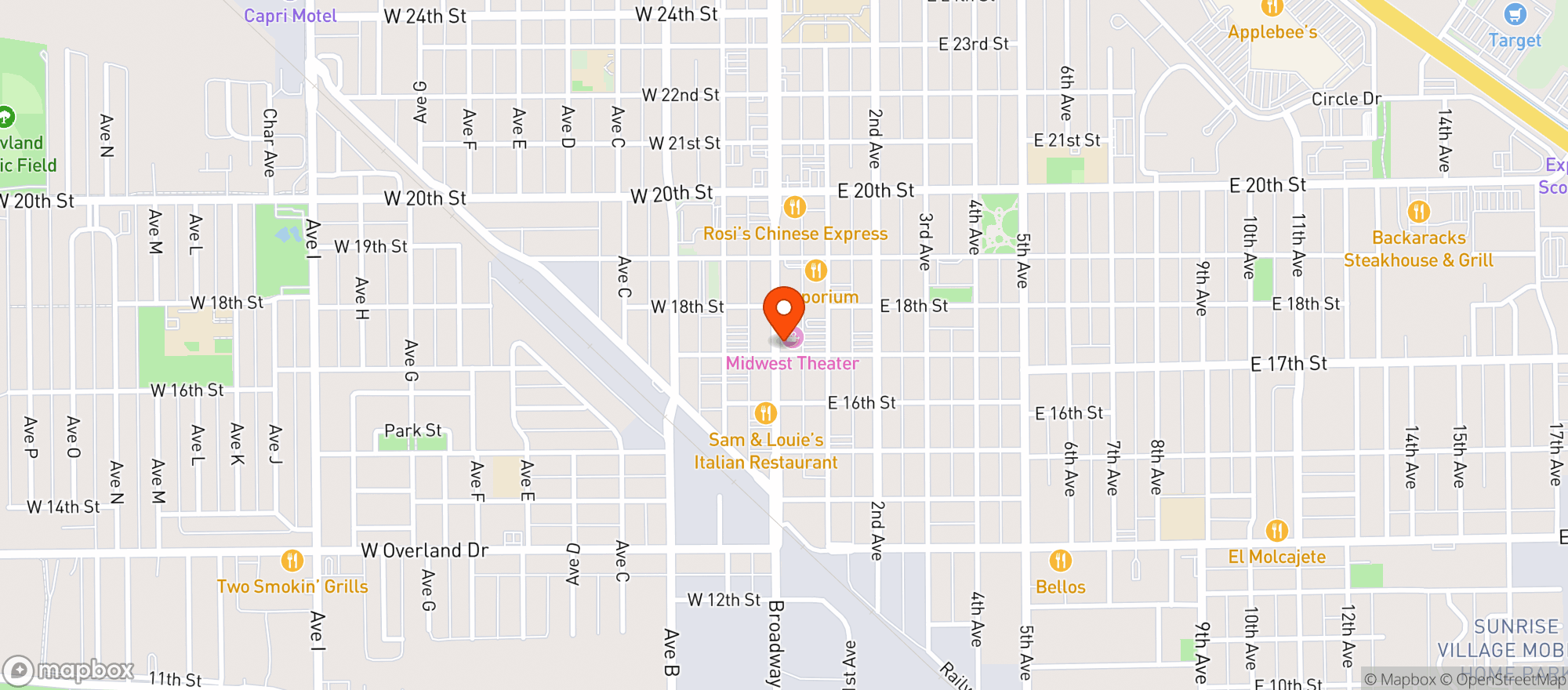 Map showing Cappuccino and Company