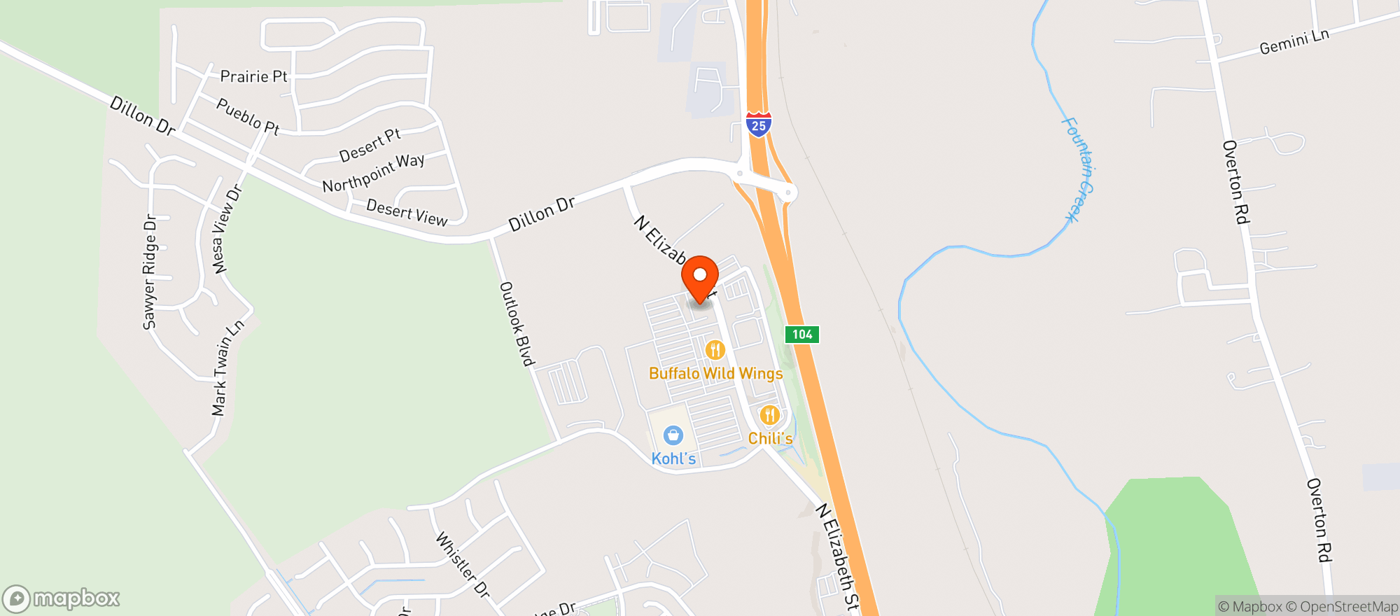 Map showing Gnc