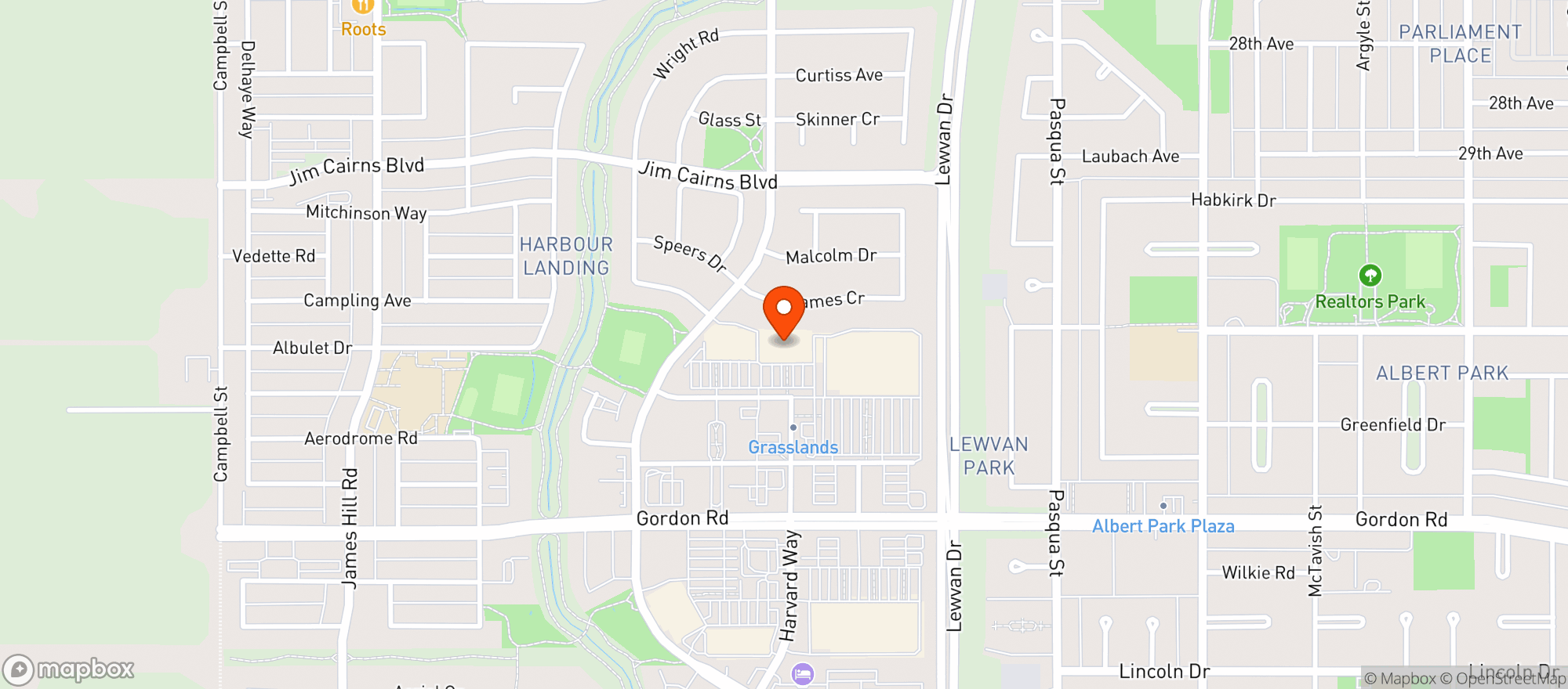 Map showing London Drugs