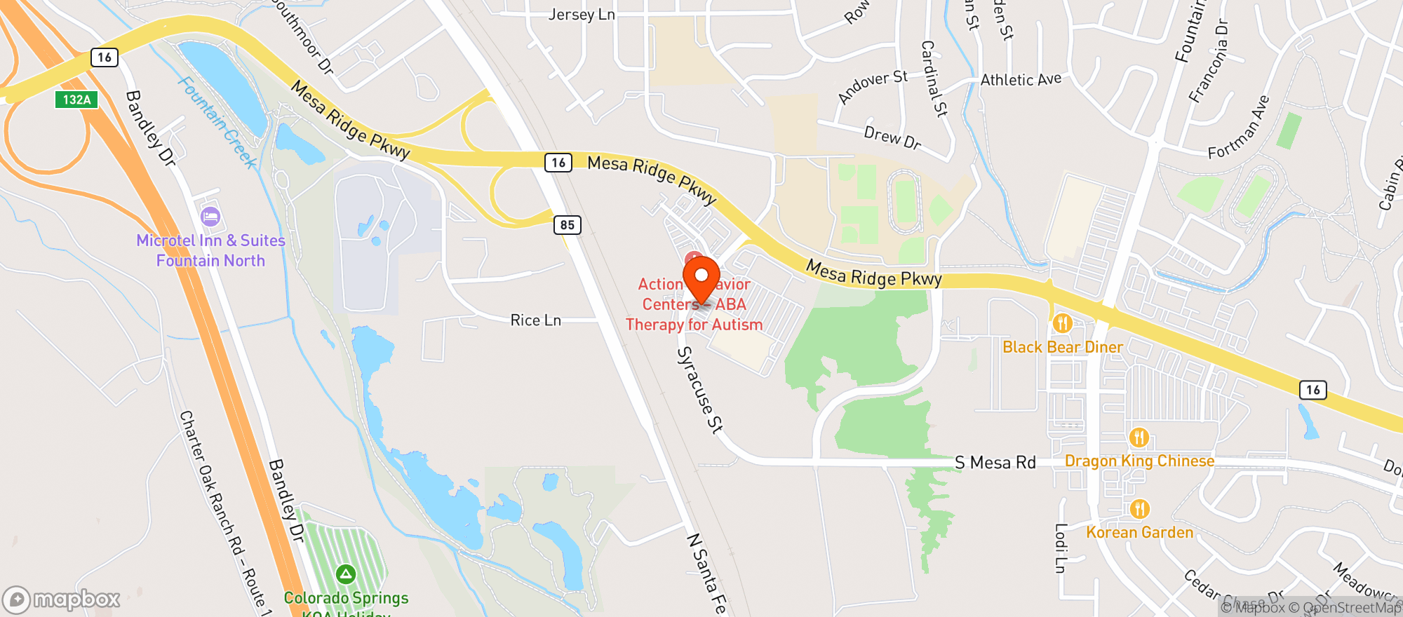 Map showing King Soopers