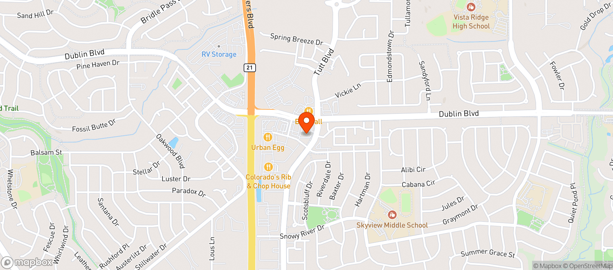 Map showing Circle K #2703293
