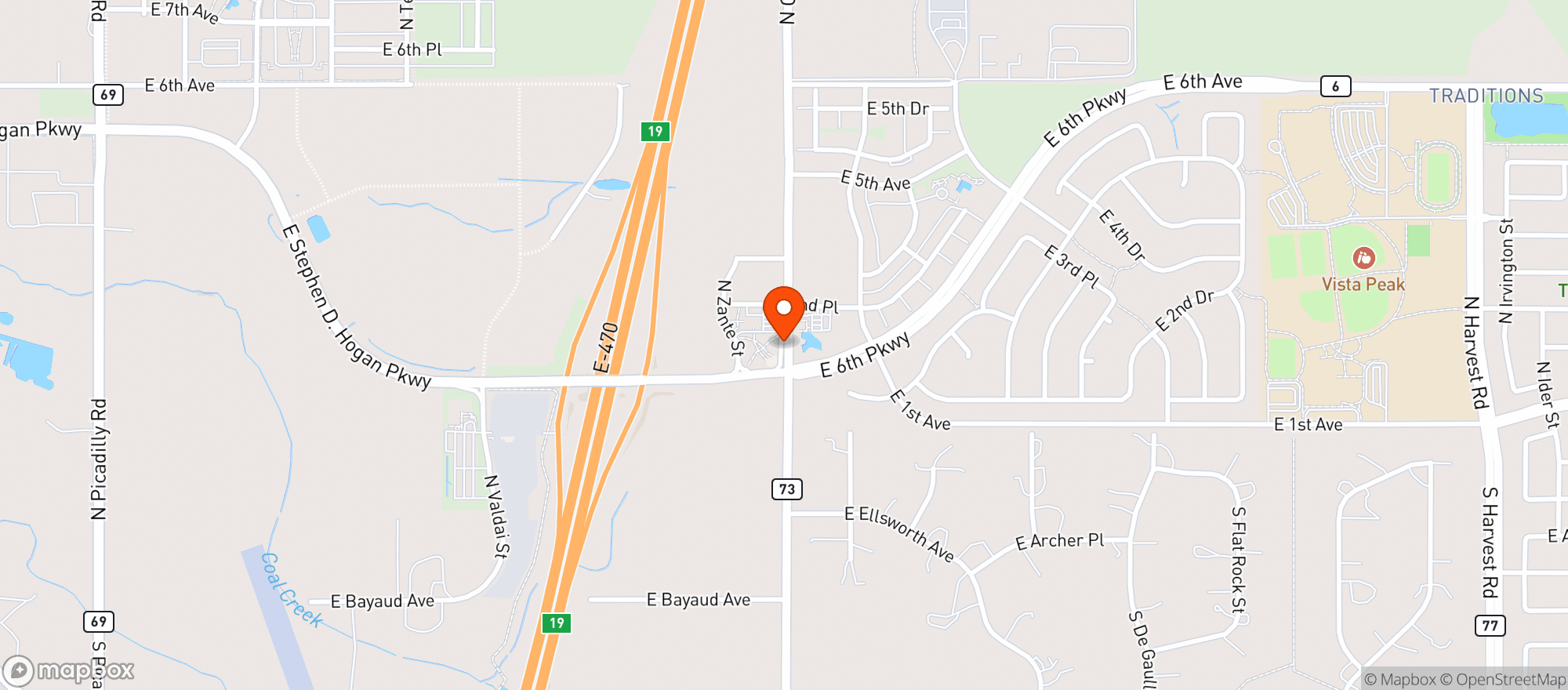 Map showing Quiktrip #4209