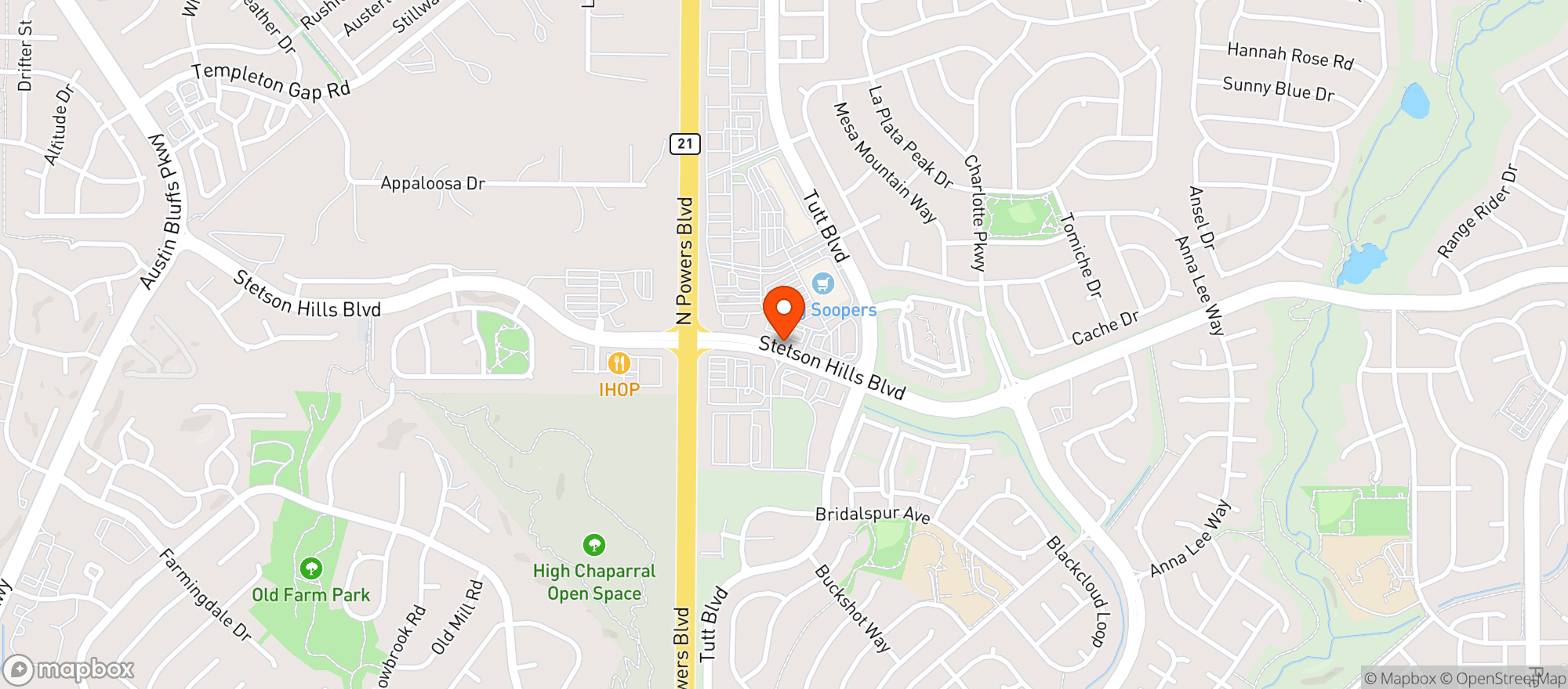 Map showing Liquor Depot