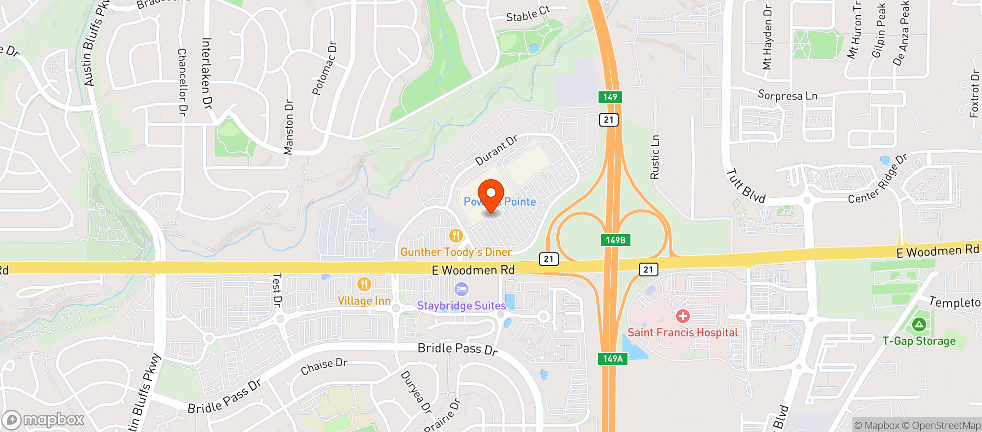 Map showing Walmart Supercenter