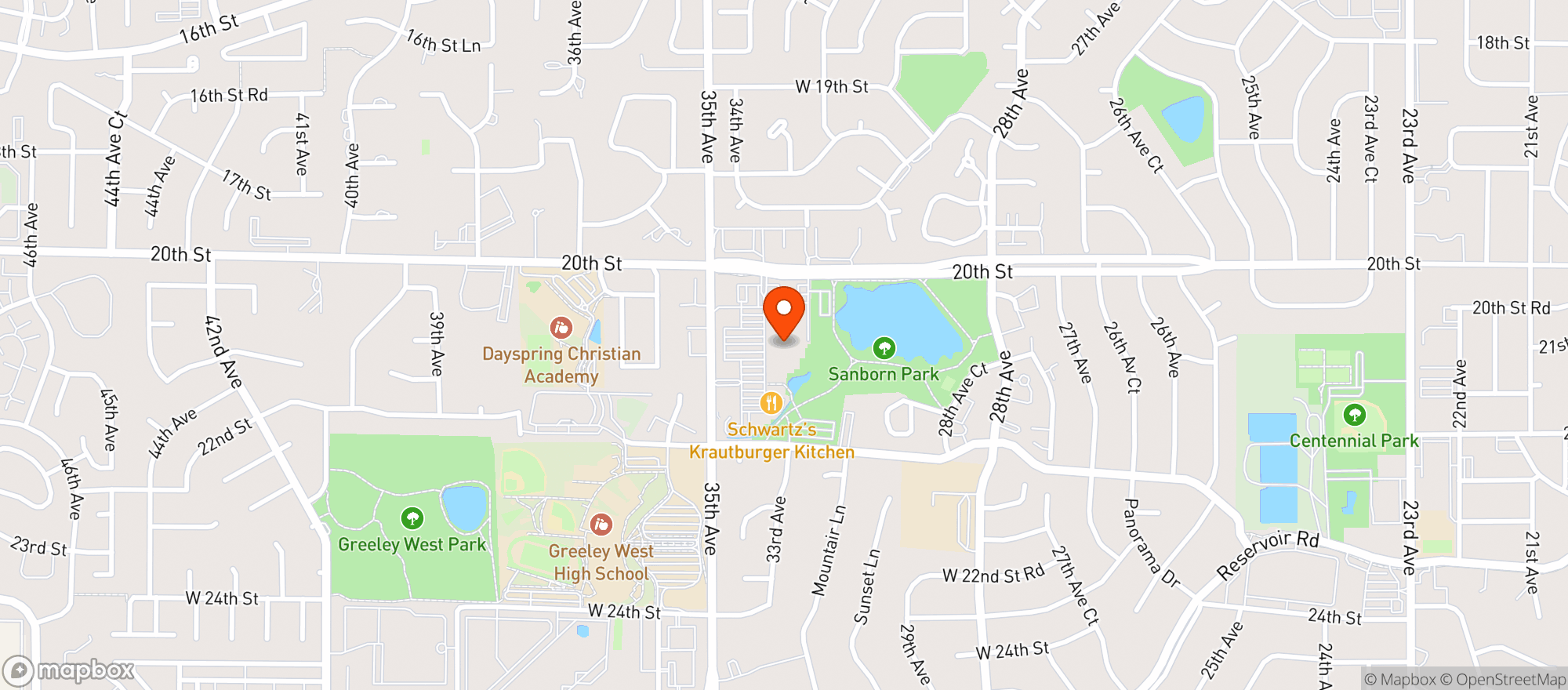 Map showing Kroger King Soopers