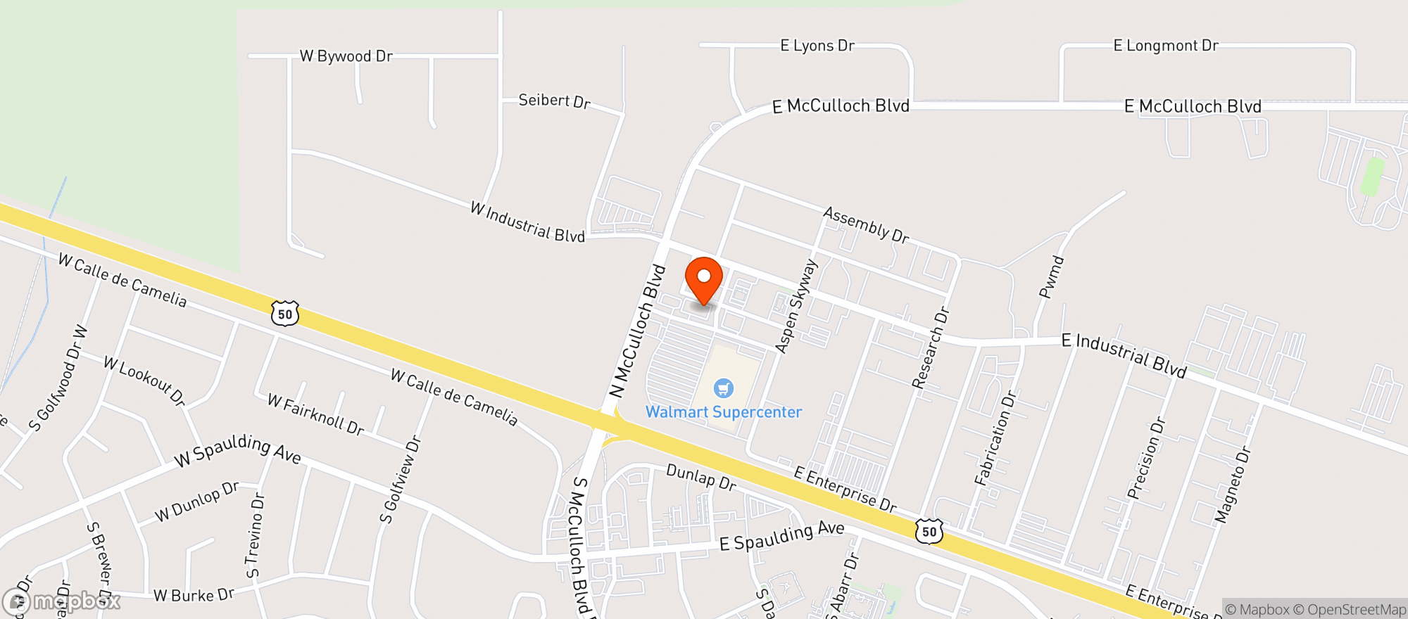 Map showing Steel City Meds