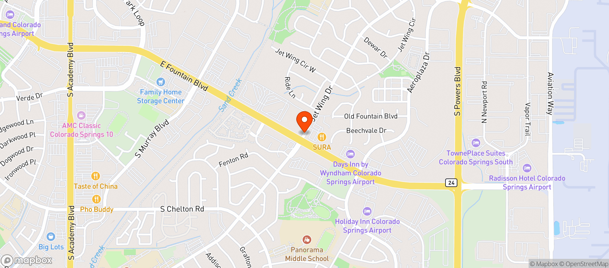 Map showing Cannacura Llc