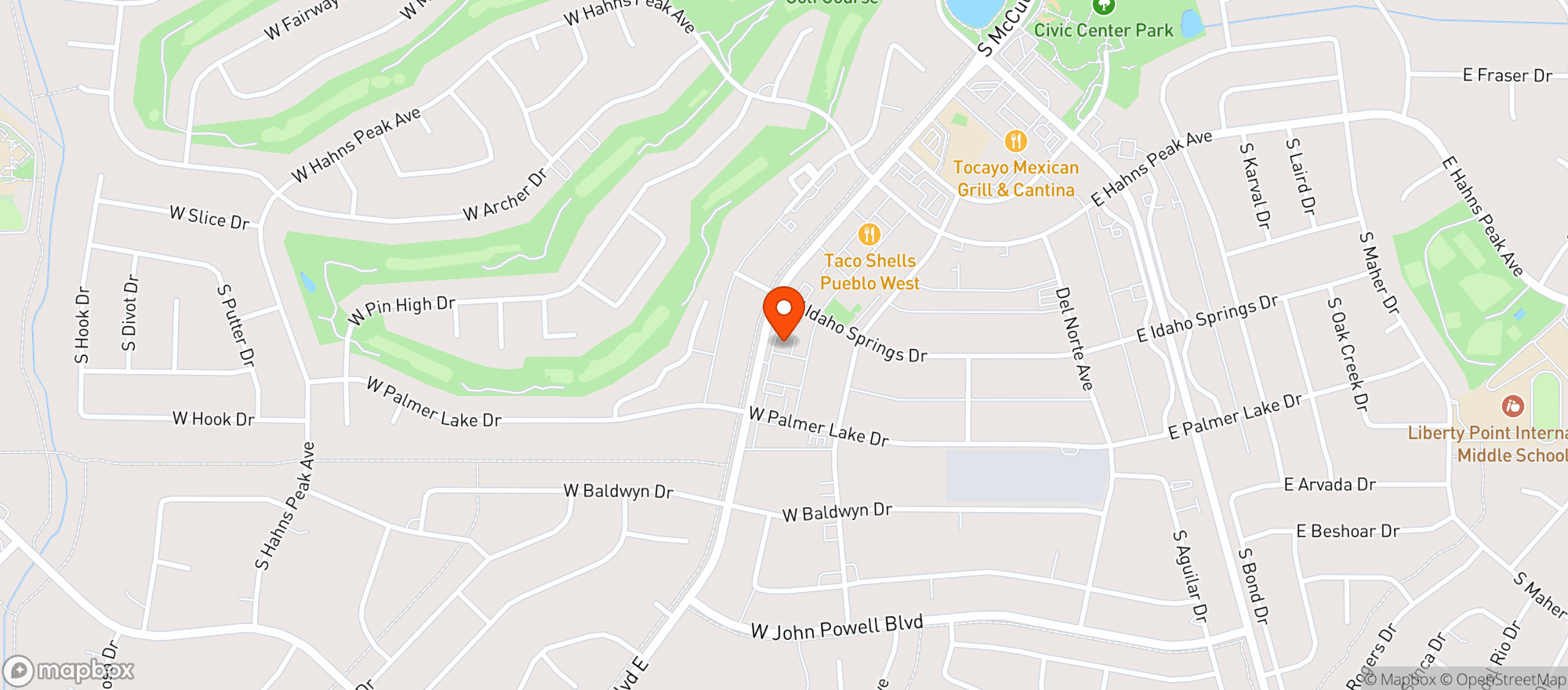 Map showing Reservoir Brewing