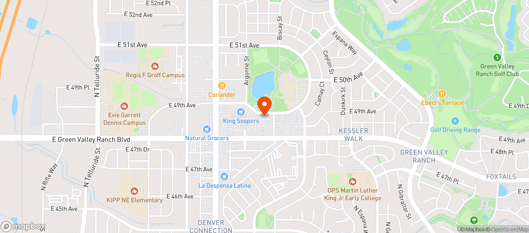 Map showing 5280 Liquor