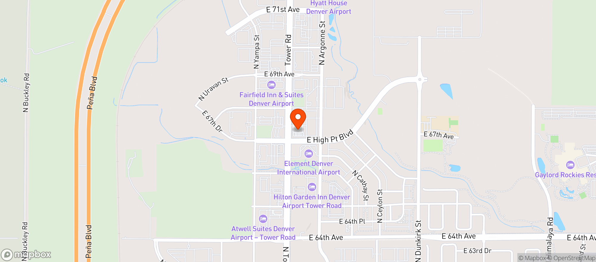 Map showing Circle K #2706475