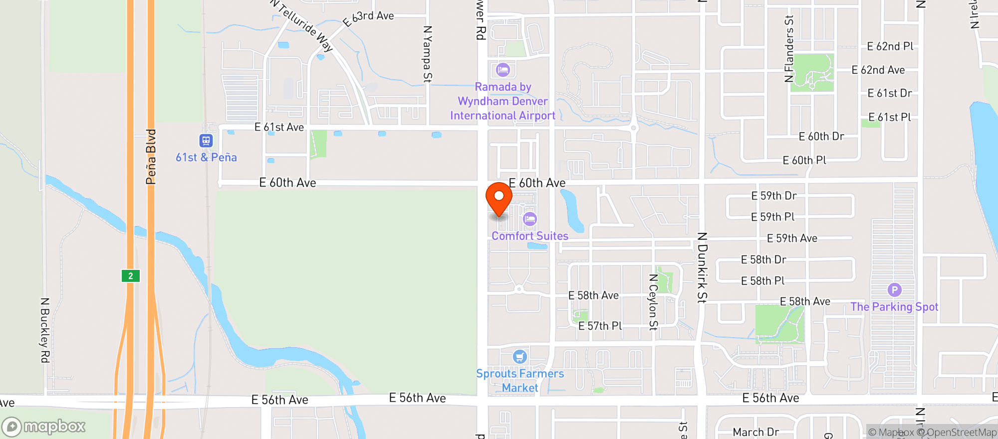 Map showing Tower Liquors