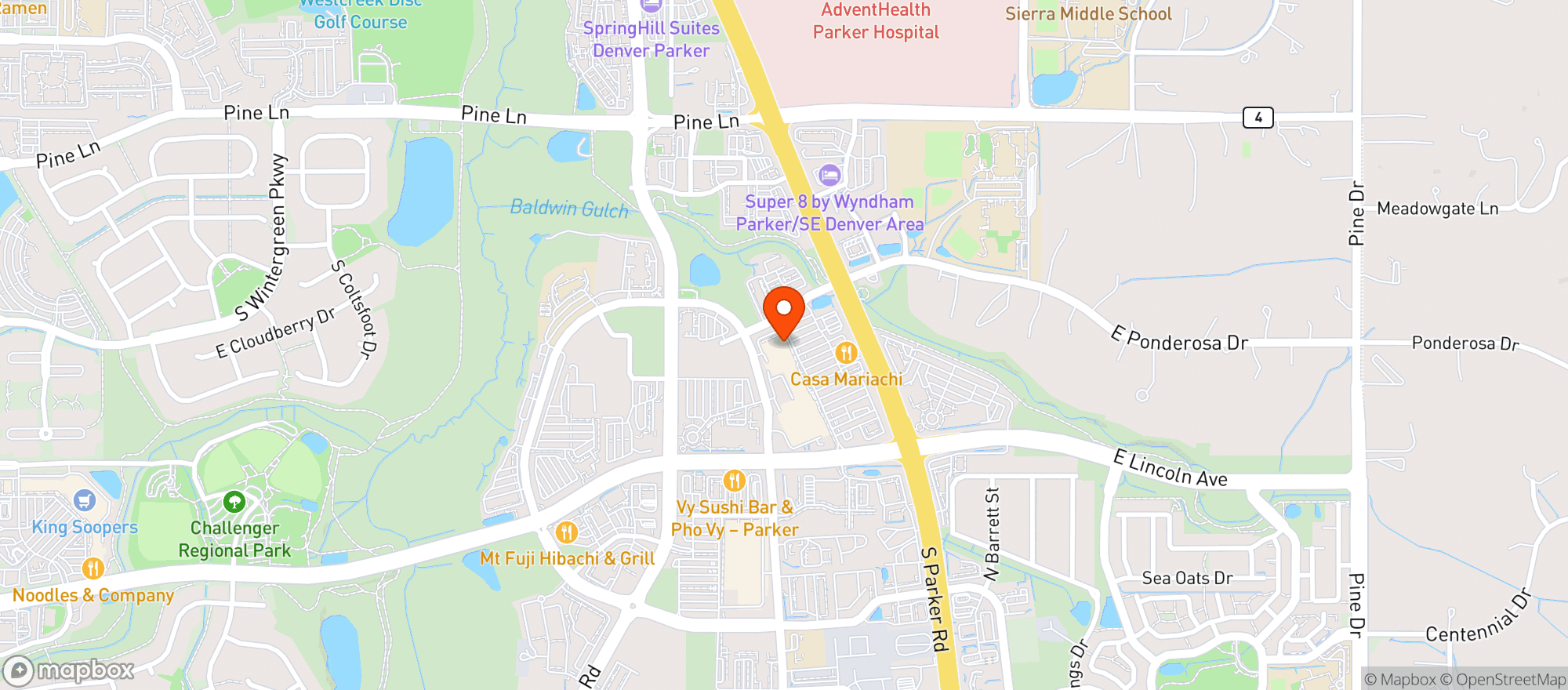 Map showing Bevy's