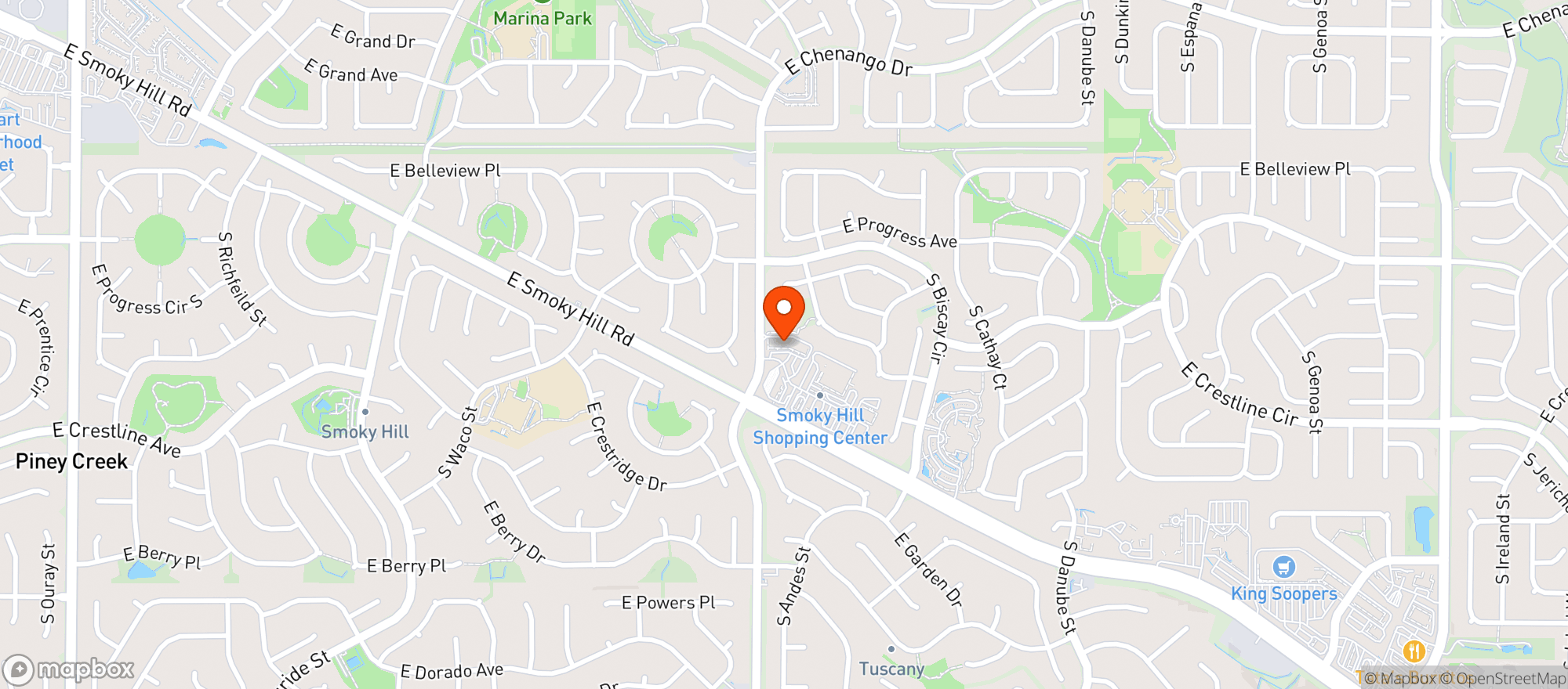 Map showing Camelot Liquors