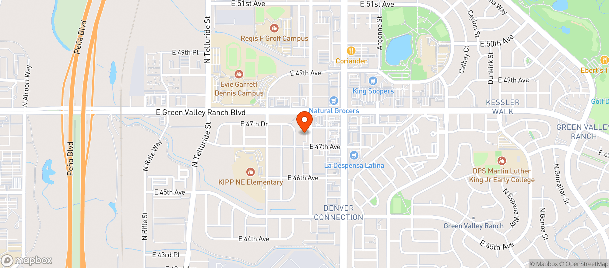 Map showing Dia Liquor Warehouse