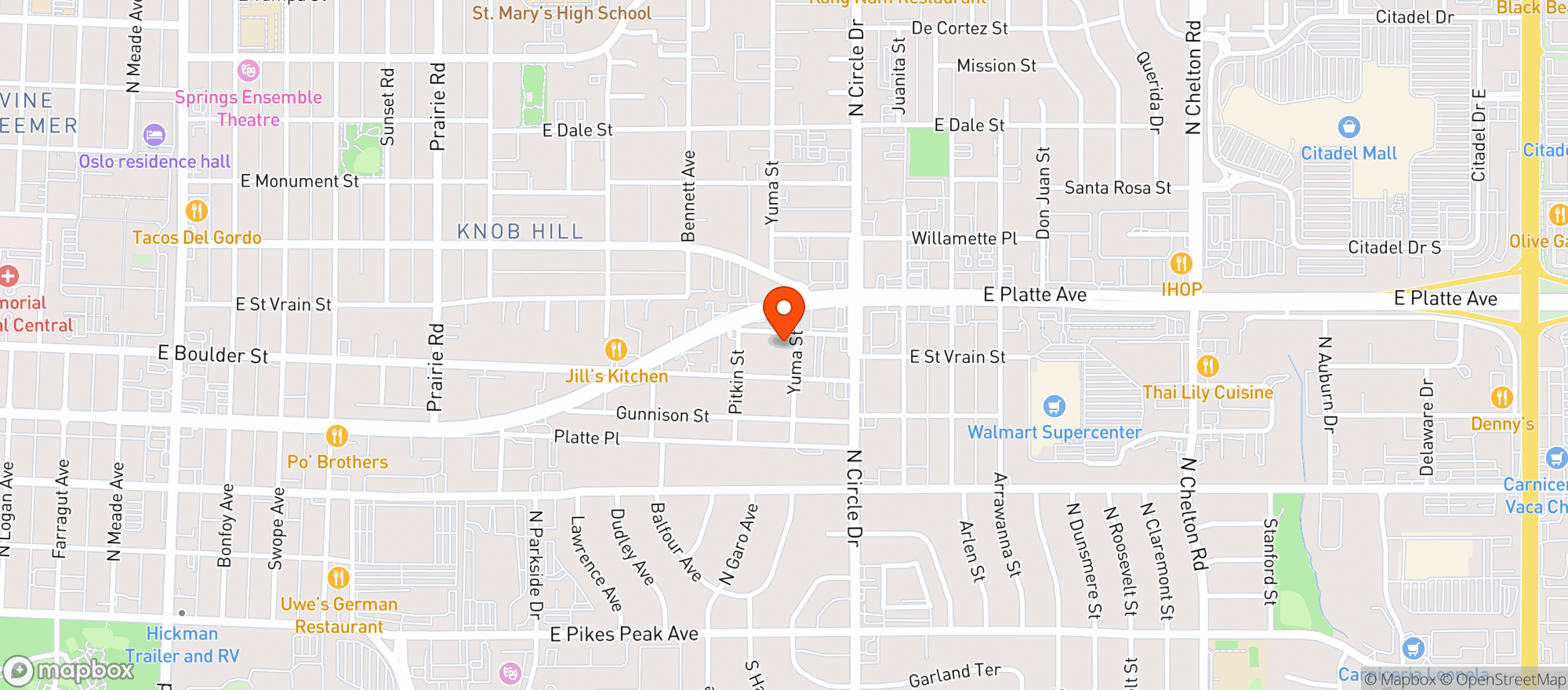 Map showing Original Cannabis Growers Llc