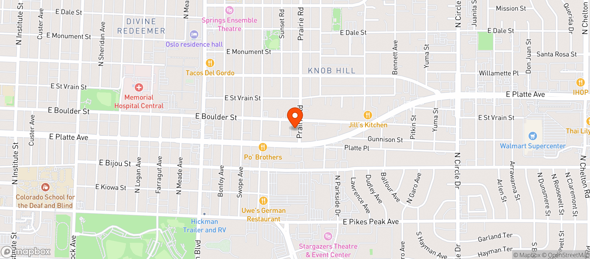 Map showing Grant Pharms Mmc