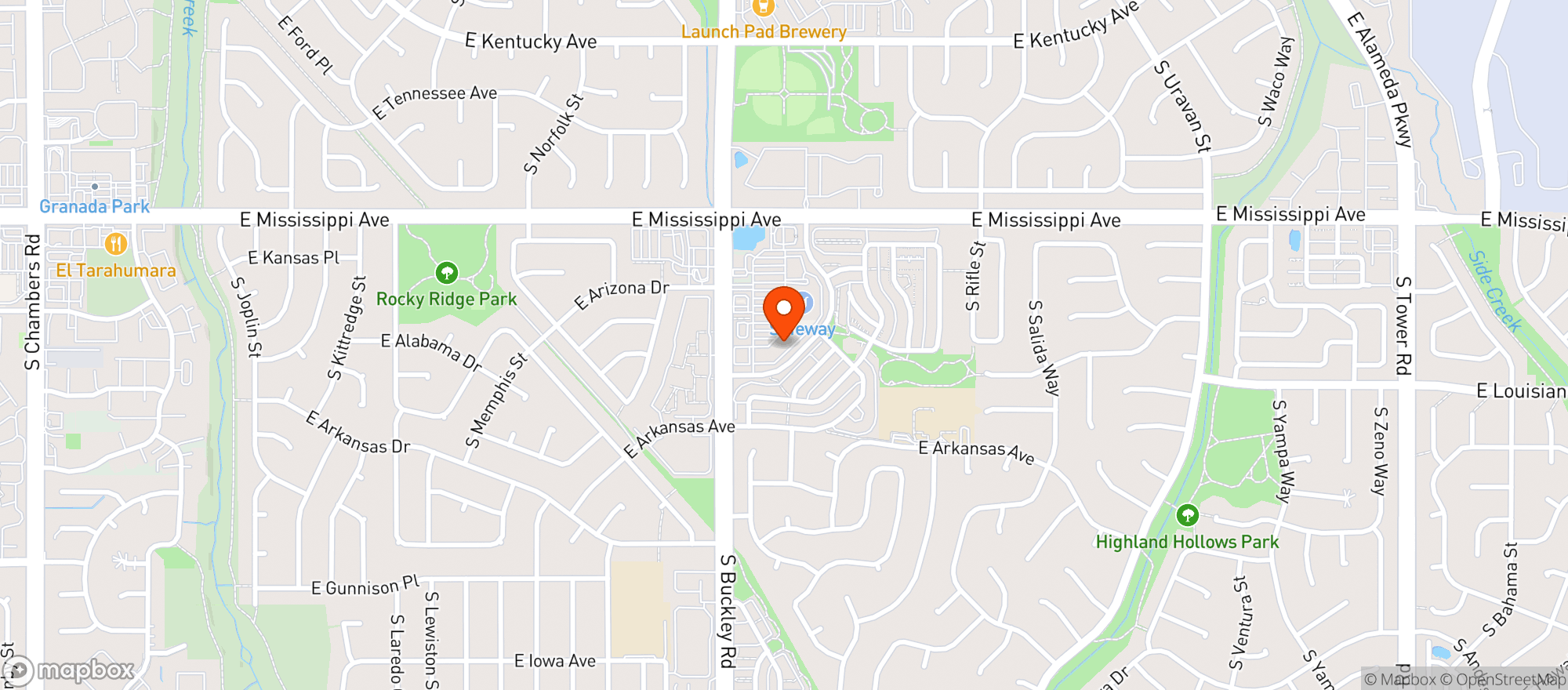 Map showing SOMERSET LIQUOR