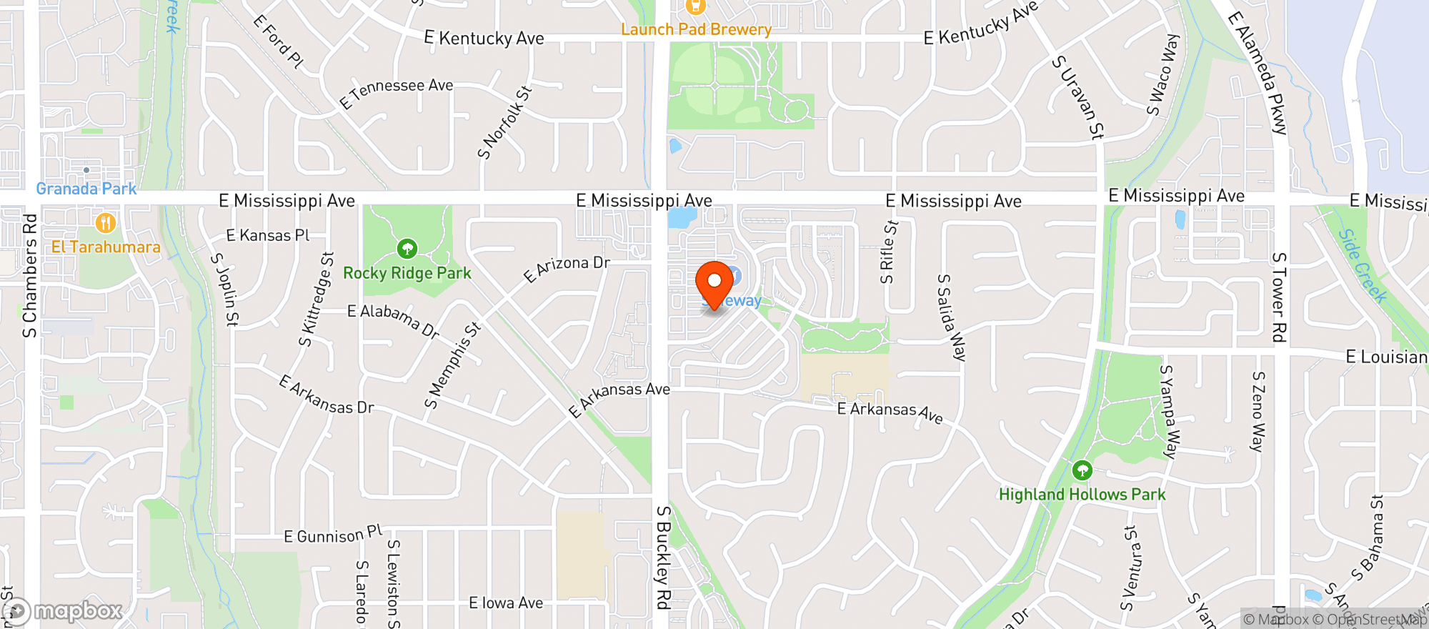 Map showing Somerset Liquors