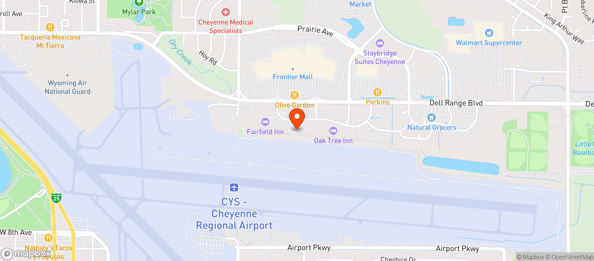 Map showing L Osteria Mondello