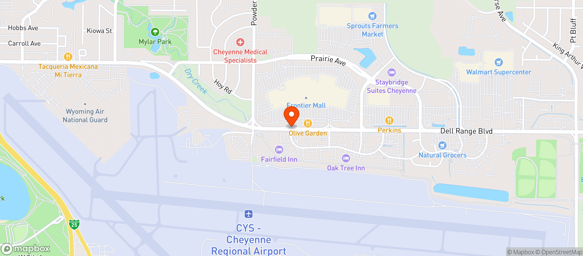 Map showing Gnc