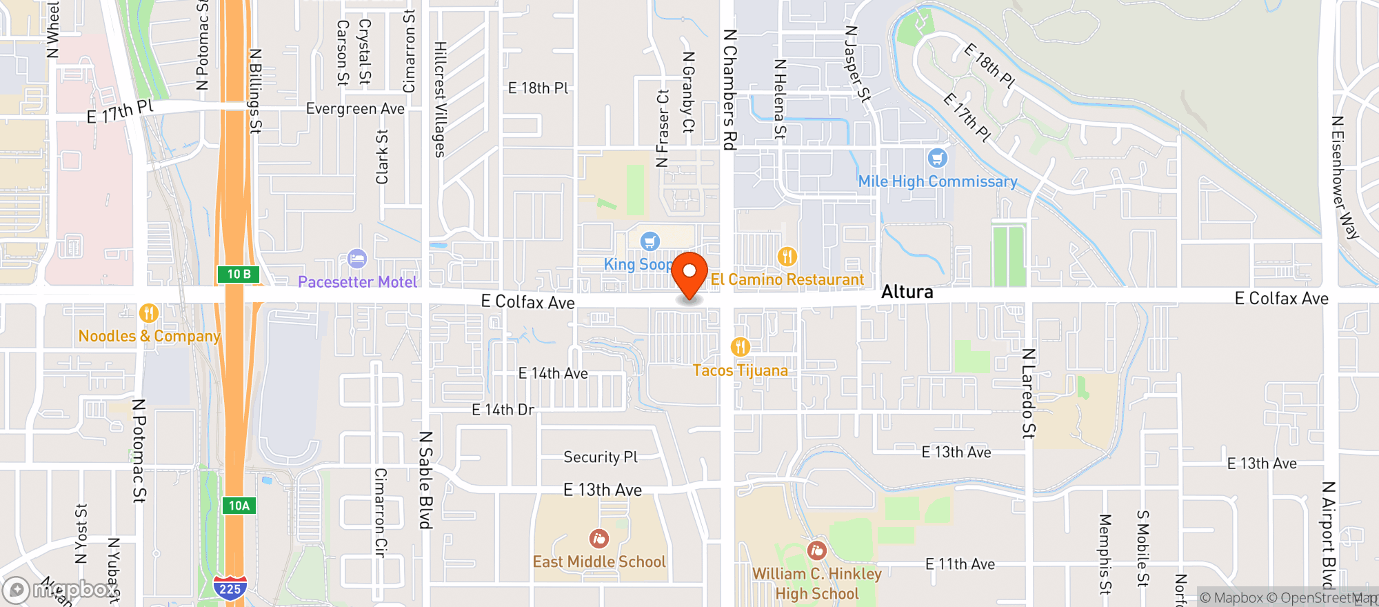 Map showing Ahorrar Mucho