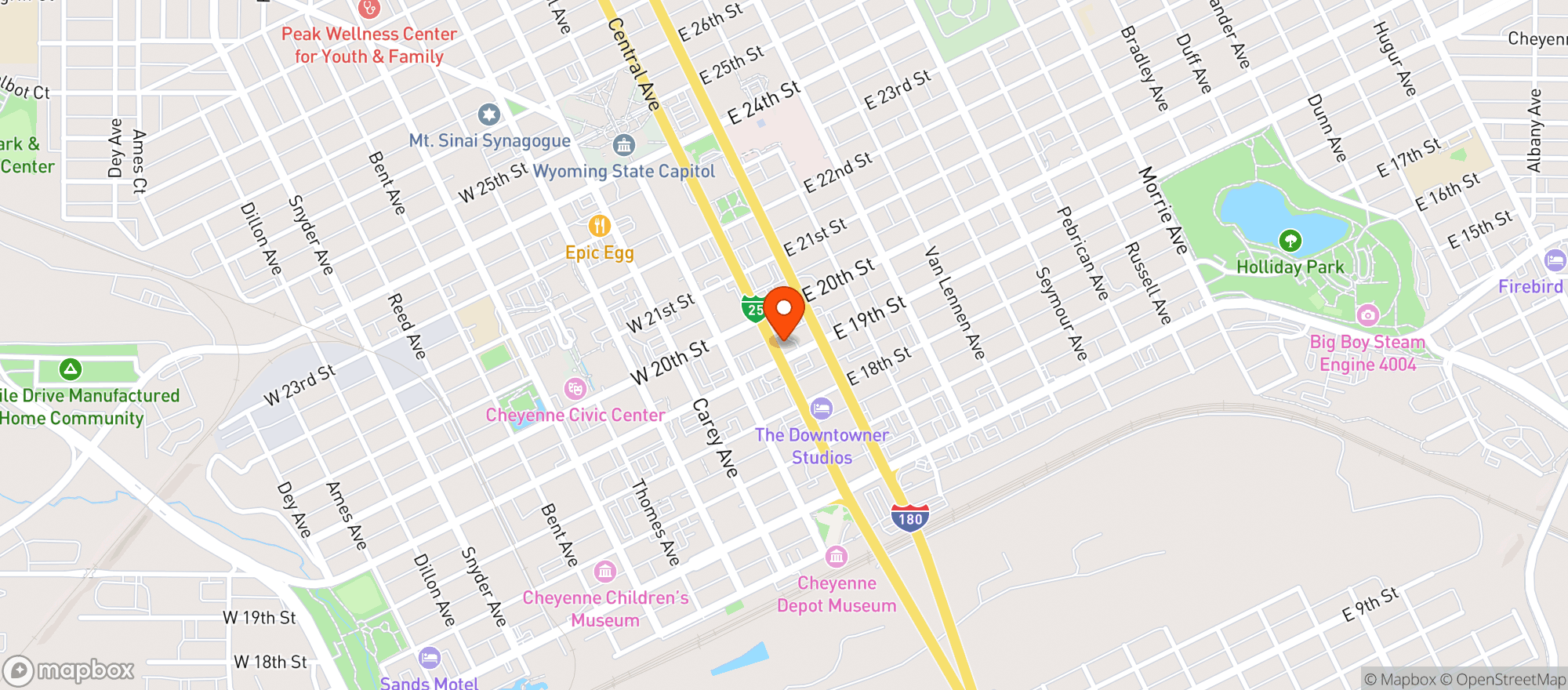 Map showing Napolis Italian Restaurant