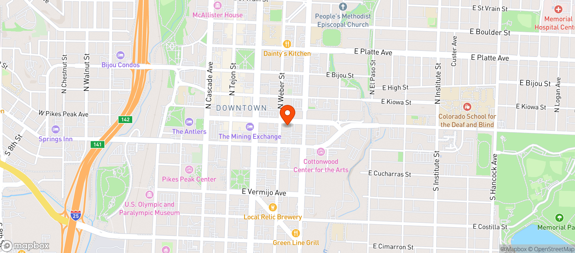 Map showing Gift Horse Bar & Cafe