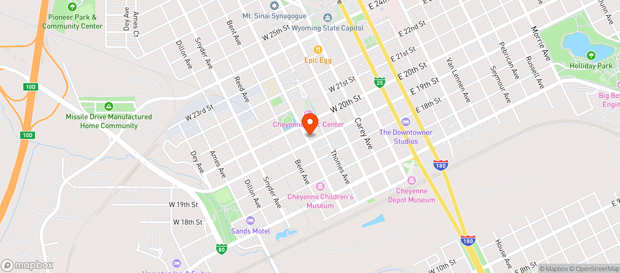 Map showing Black Tooth Brewery