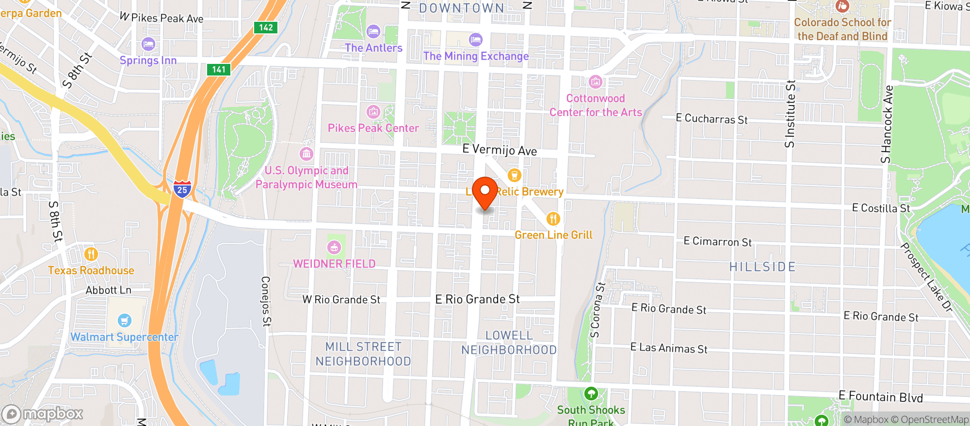 Map showing Kinship Landing