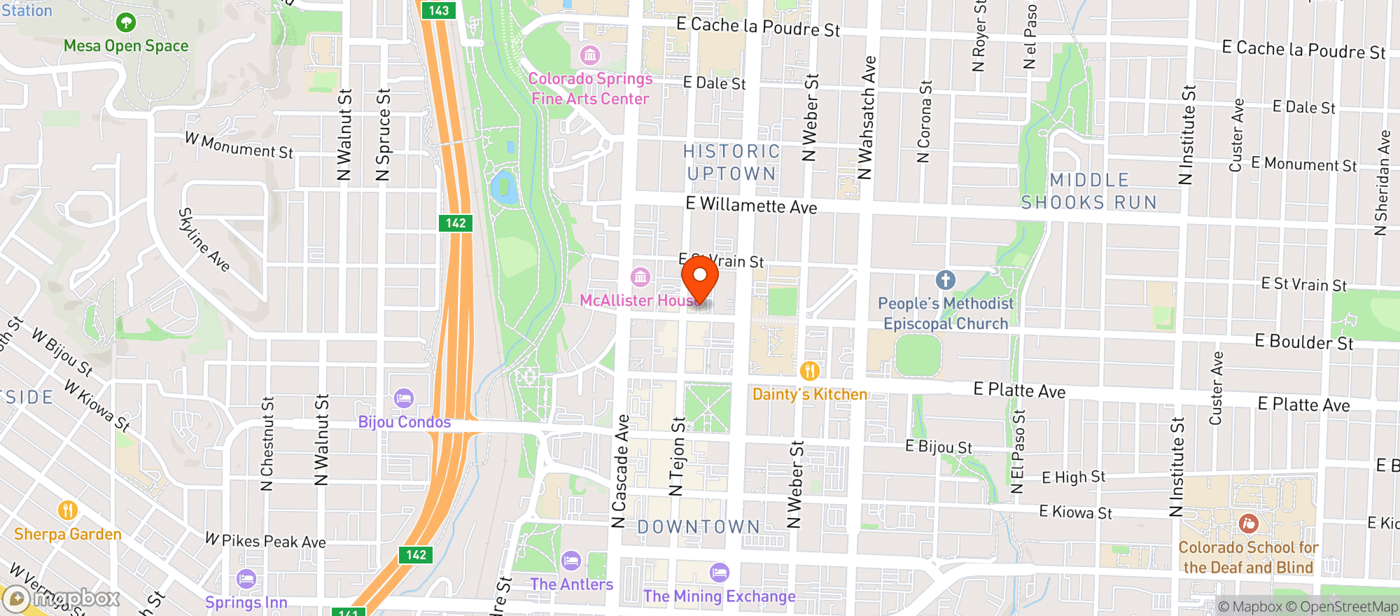 Map showing Ohana Kava Bar