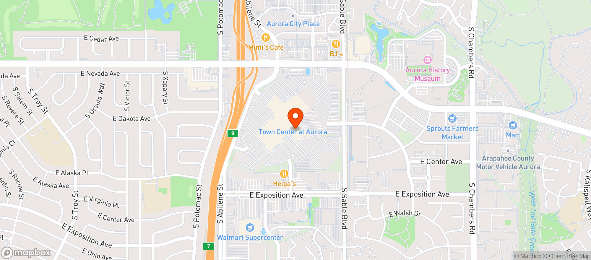 Map showing Gnc