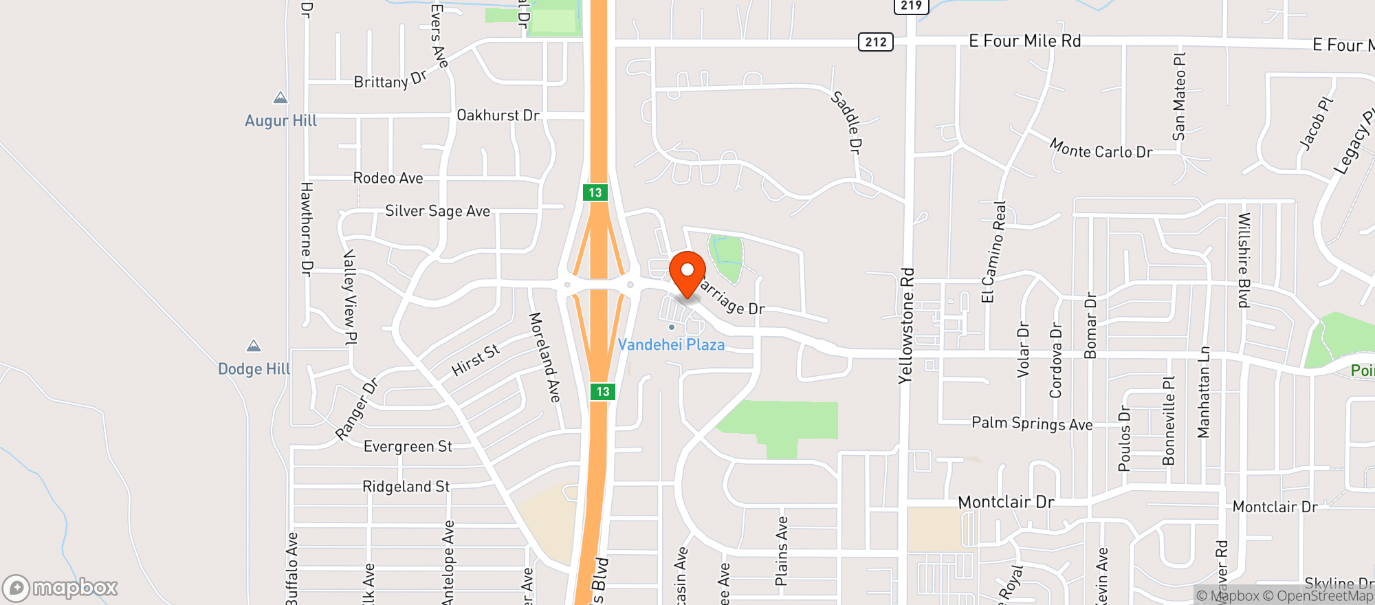 Map showing Vinos Wine & Spirits