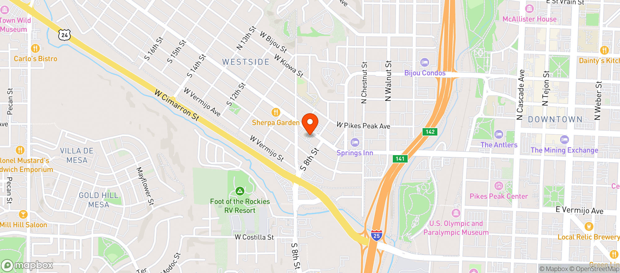 Map showing Summa