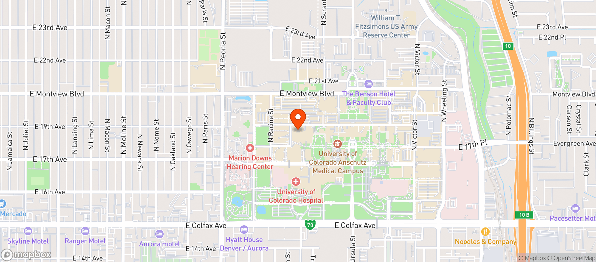 Map showing Tstreet Kitchen And Cafe