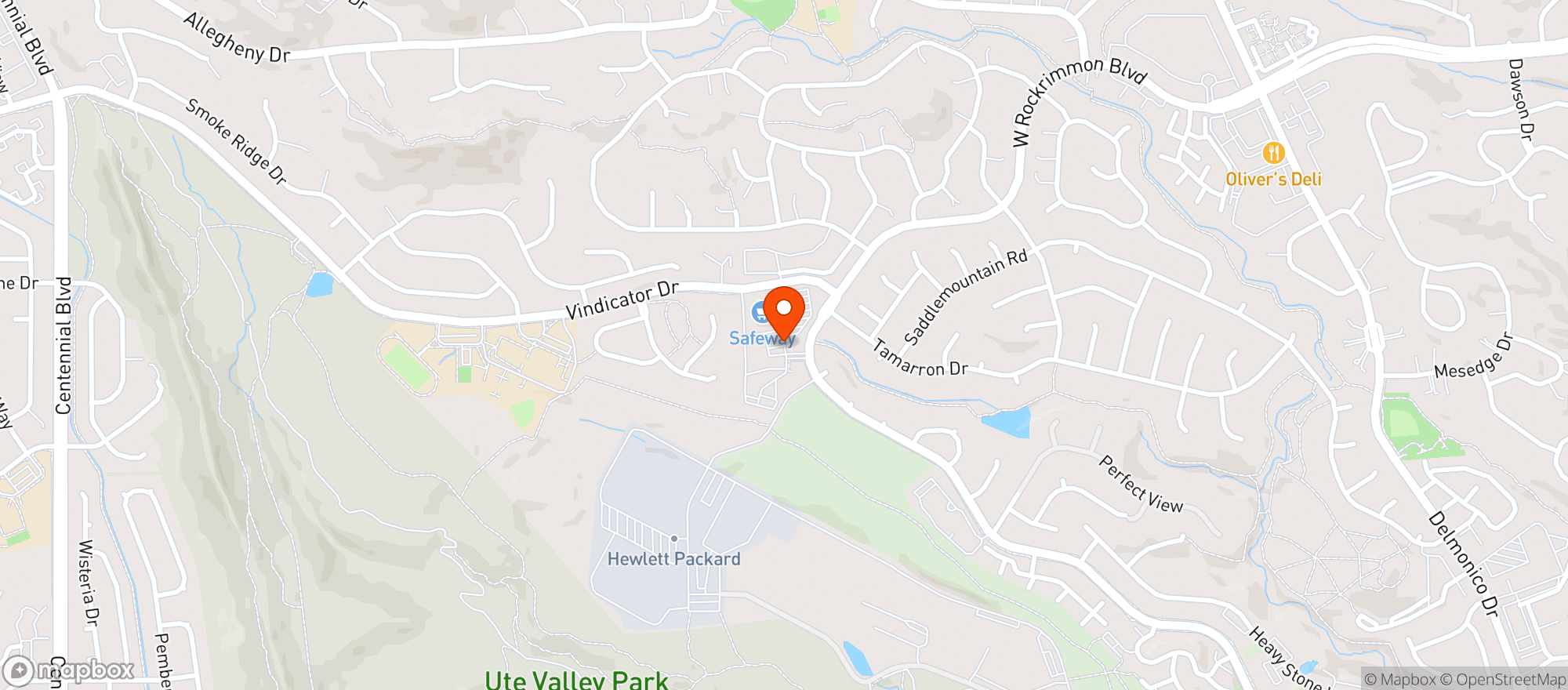 Map showing Miguels Mexican Bar And Grill