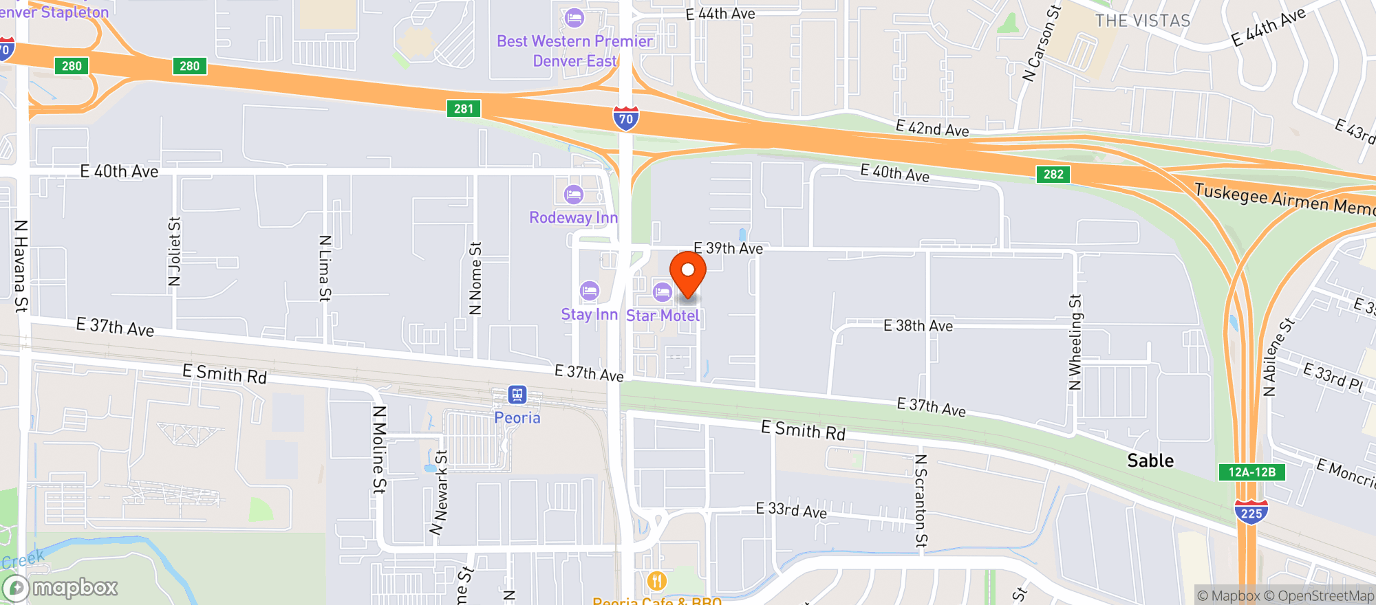 Map showing Magic City Cannabis 