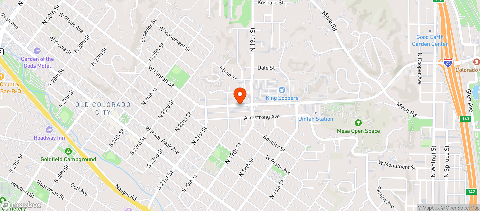 Map showing Smoker King Tobacco & Liquor