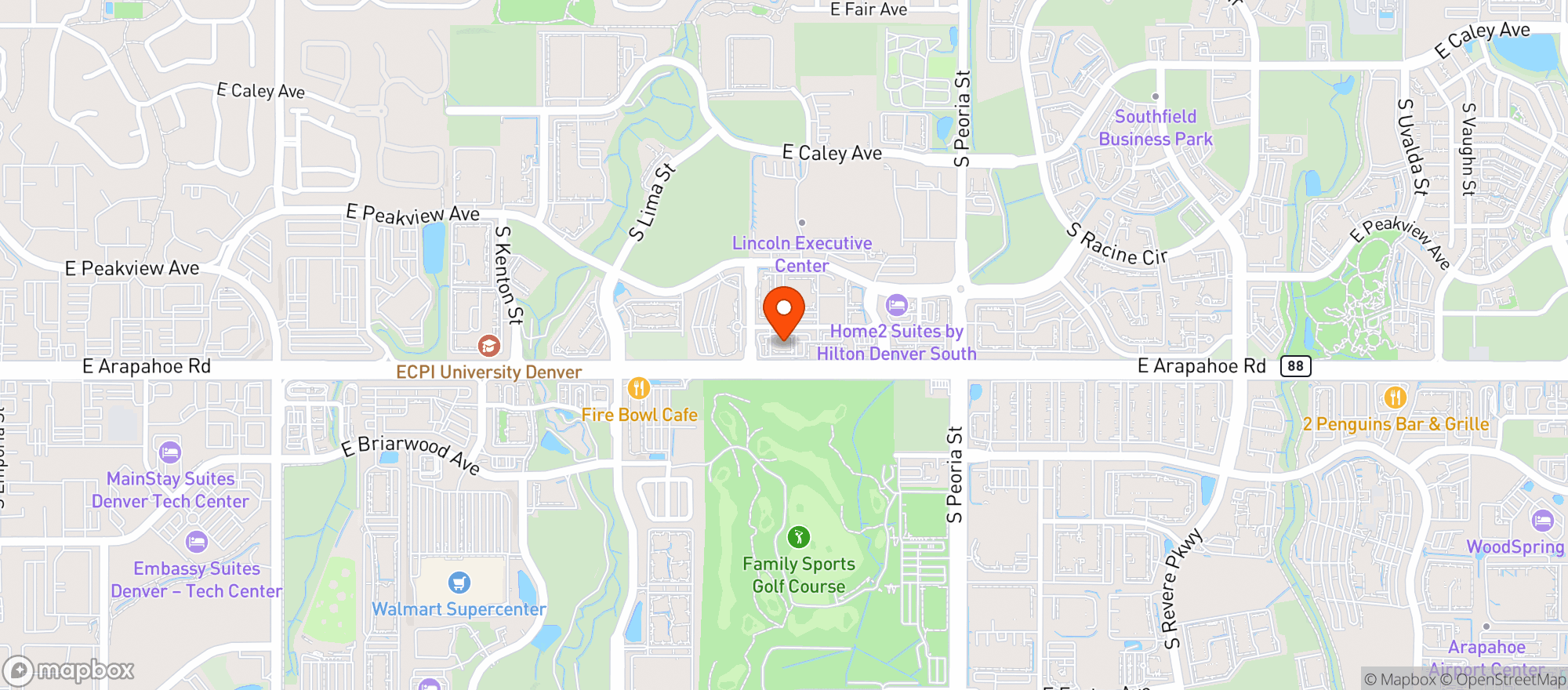 Map showing Natural Grocers by Vitamin Cottage - Natural Grocers by VC_Arapahoe (AR) - 00530007