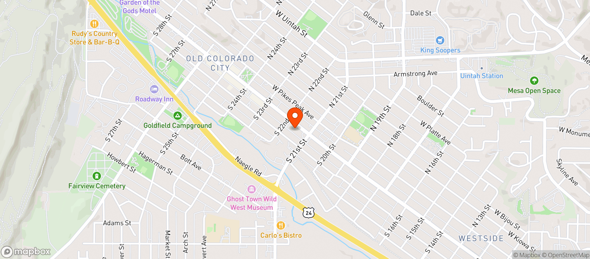 Map showing Trichome Health Consultants