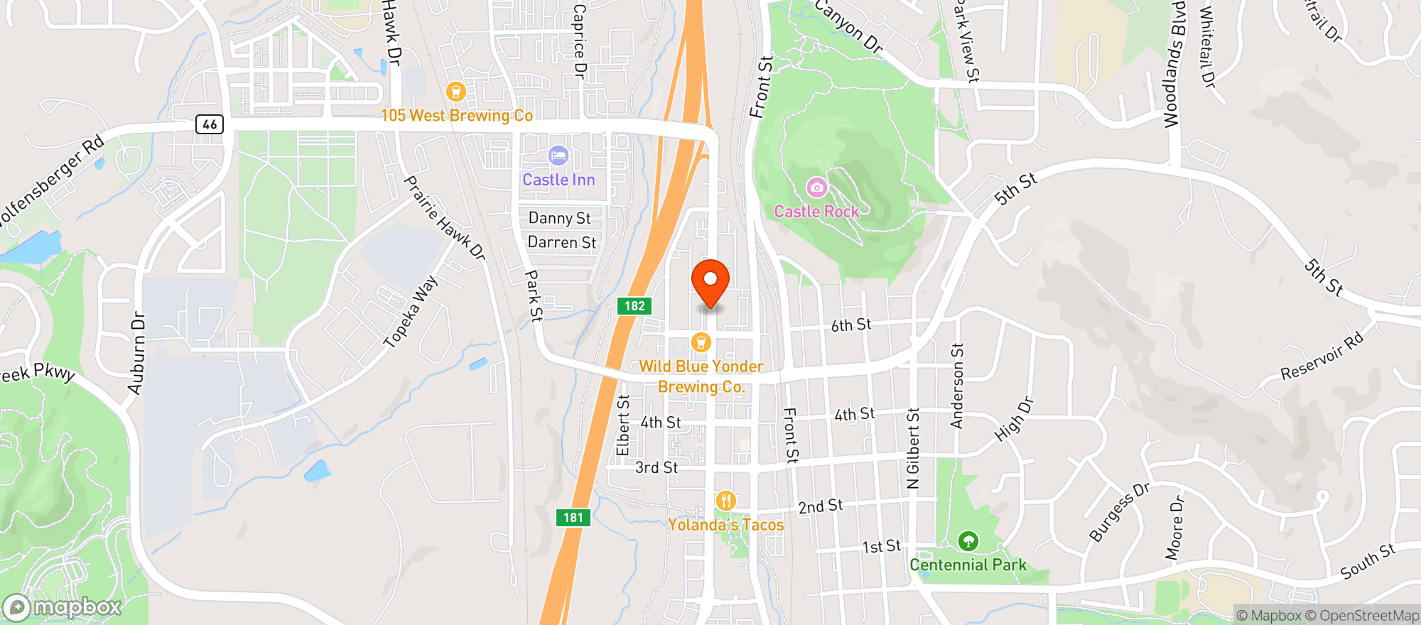 Map showing Safeway