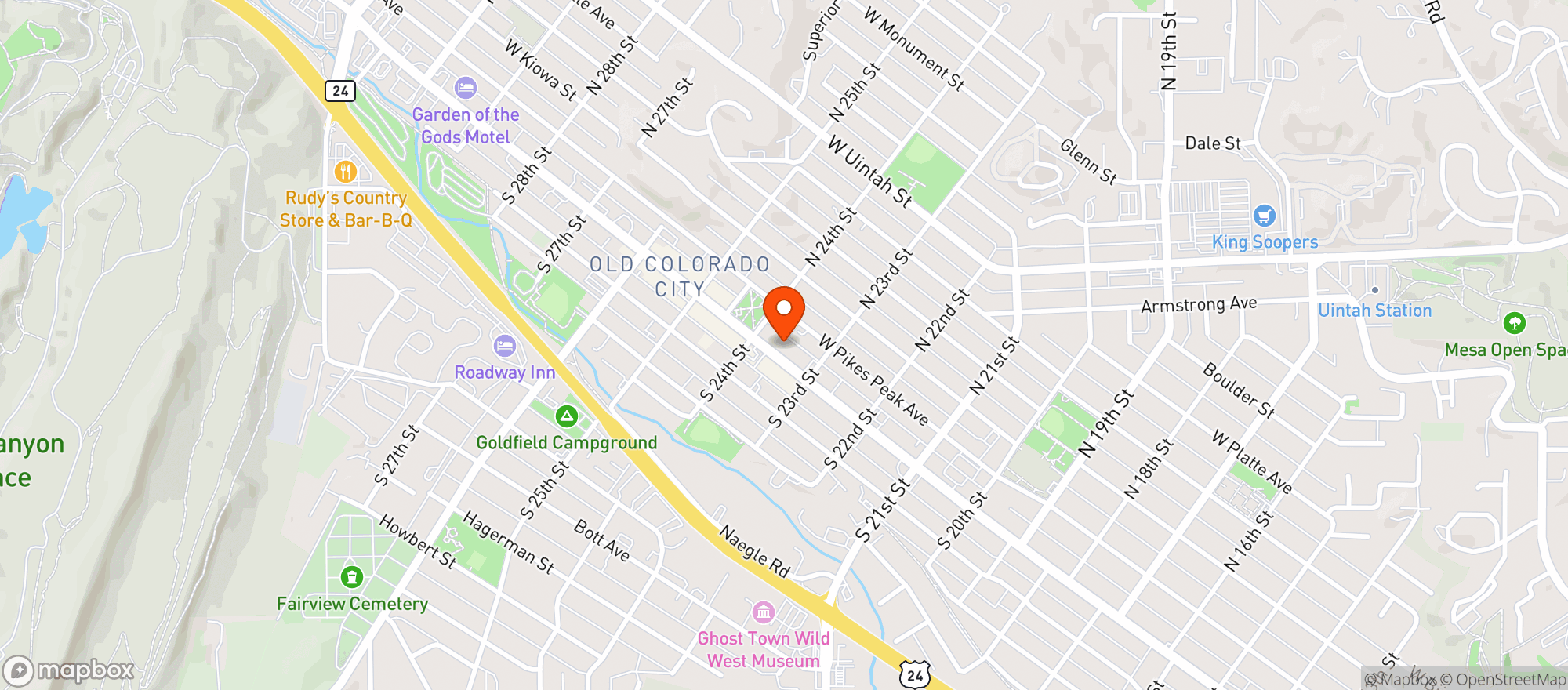 Map showing Occ Brewing