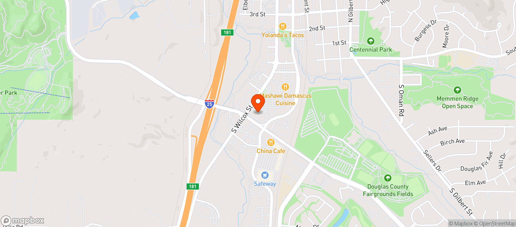 Map showing Seven Star Liquor Mart