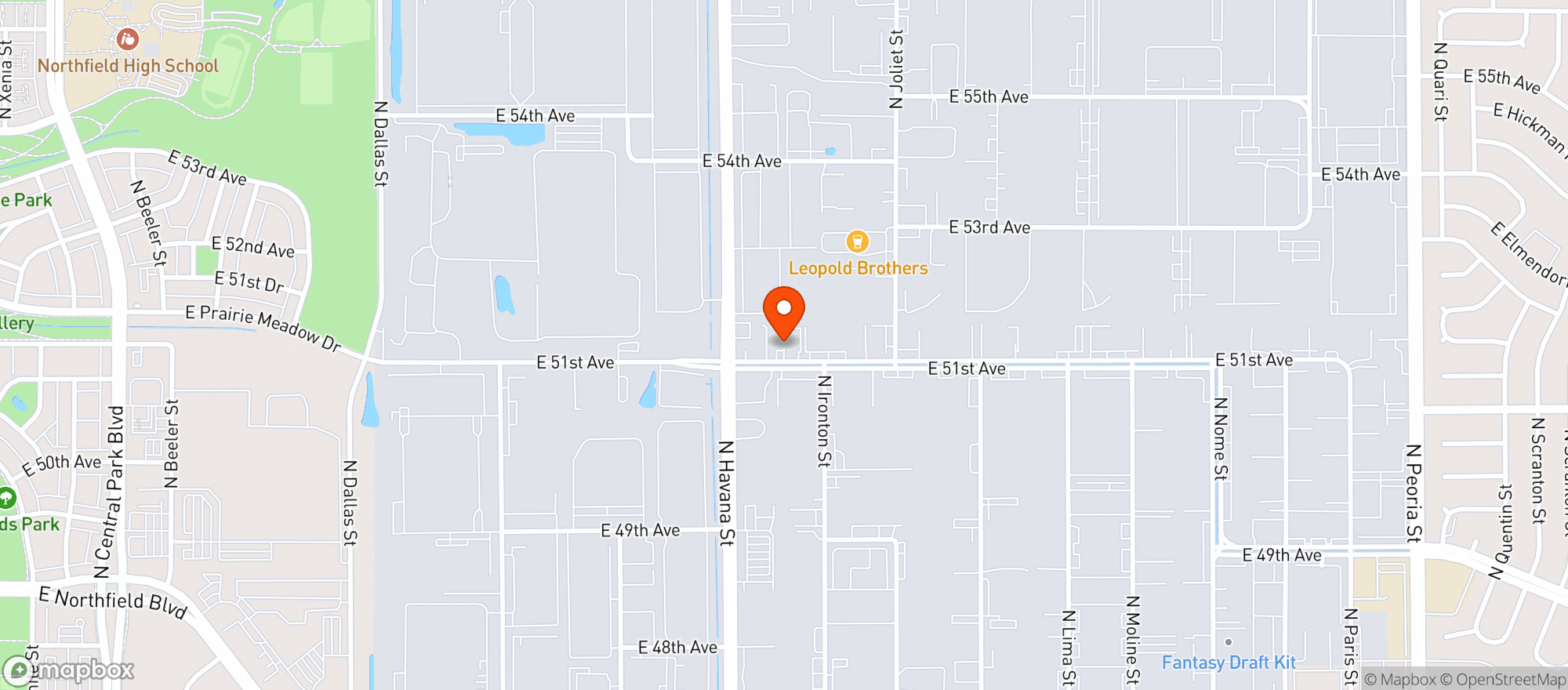 Map showing High West Cannabis