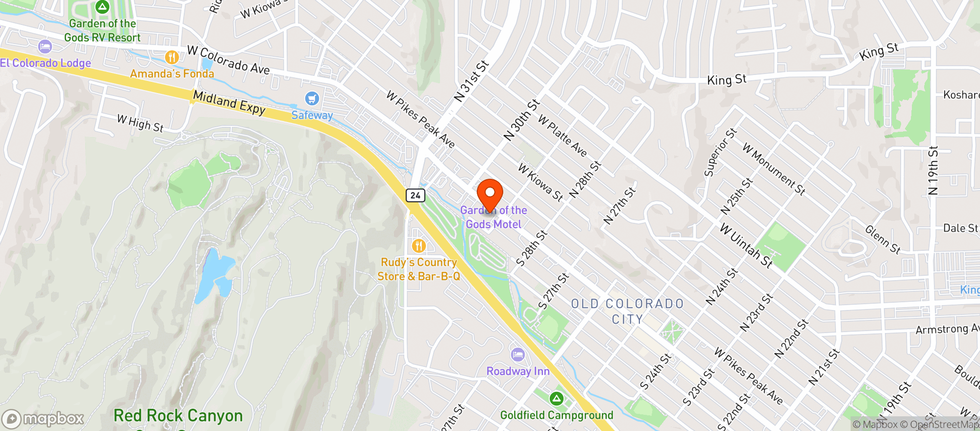 Map showing Springs Liquor