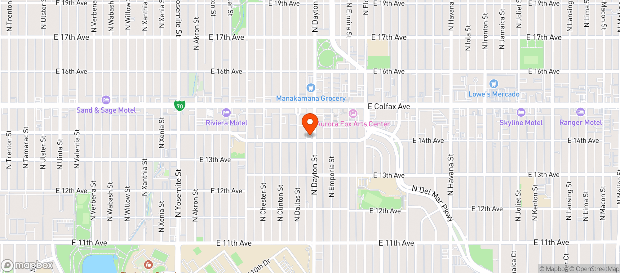 Map showing Daytona Mart #0000000