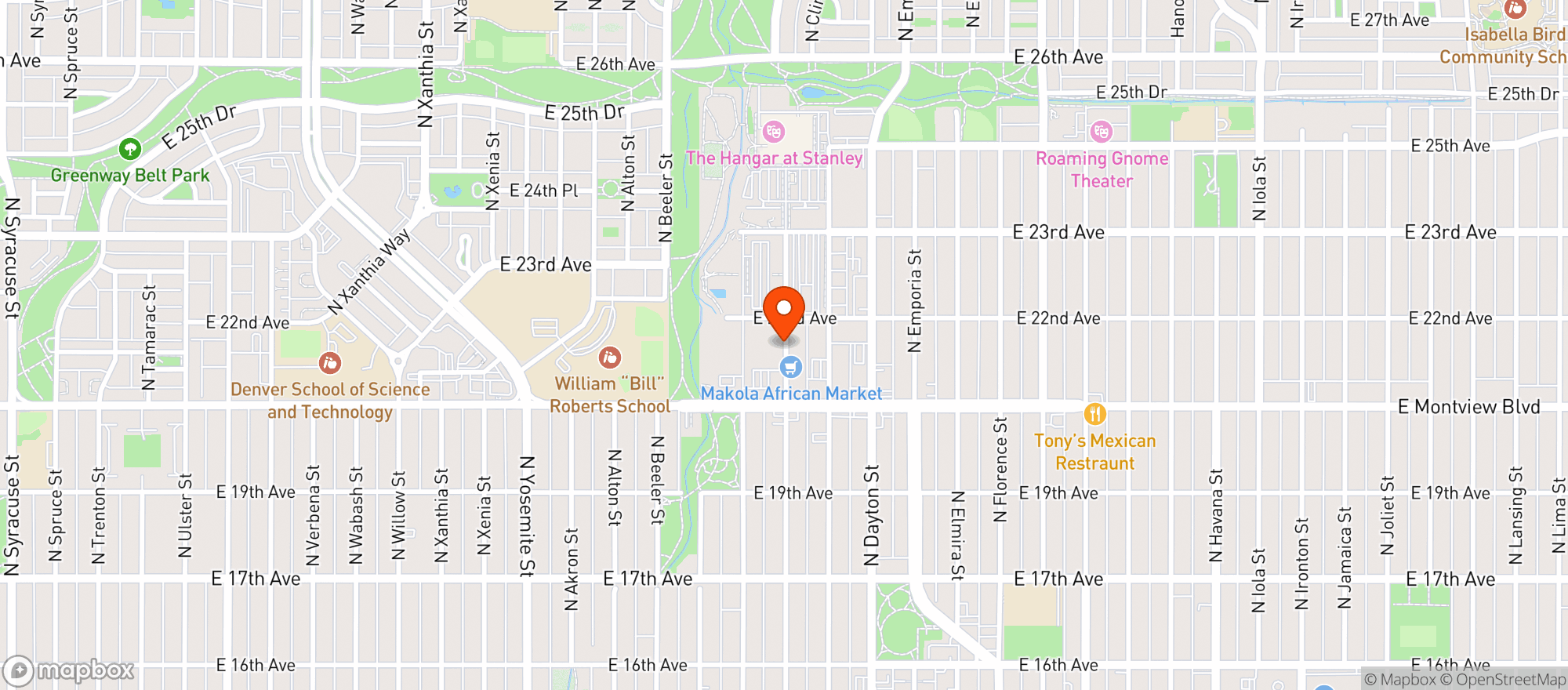 Map showing Nanas Dim Sum & Dumplings